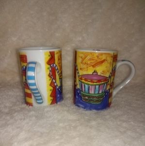 Set of 2 TableTops Unlimited Pot Mugs 10 oz
